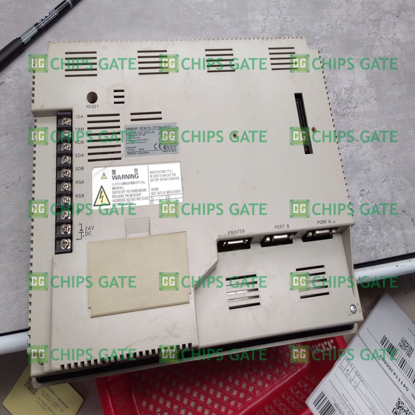 used 1PCS Omron touch screen NT631C-ST151-EV2S Fast Ship - OMRON