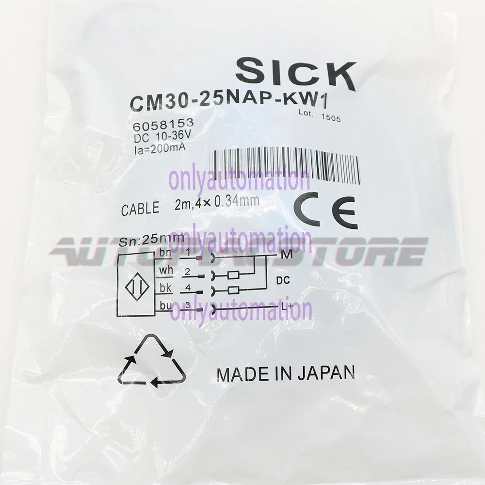 1PC SICK CM30-25NAP-KW1 Proximity switch CM30-25NAP-KW1