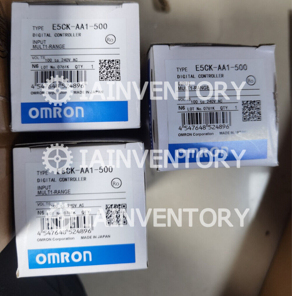 Digital Temperature Controller, New Omron E5CK-AA1-500 Automation Controller, Precision Temperature Monitoring System - OMRON