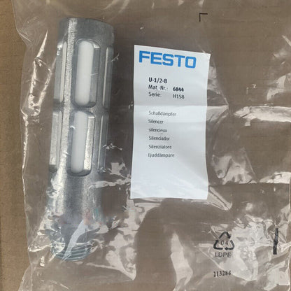 Festo Silencer U-1/2-B 6844 Unique Piece - FESTO