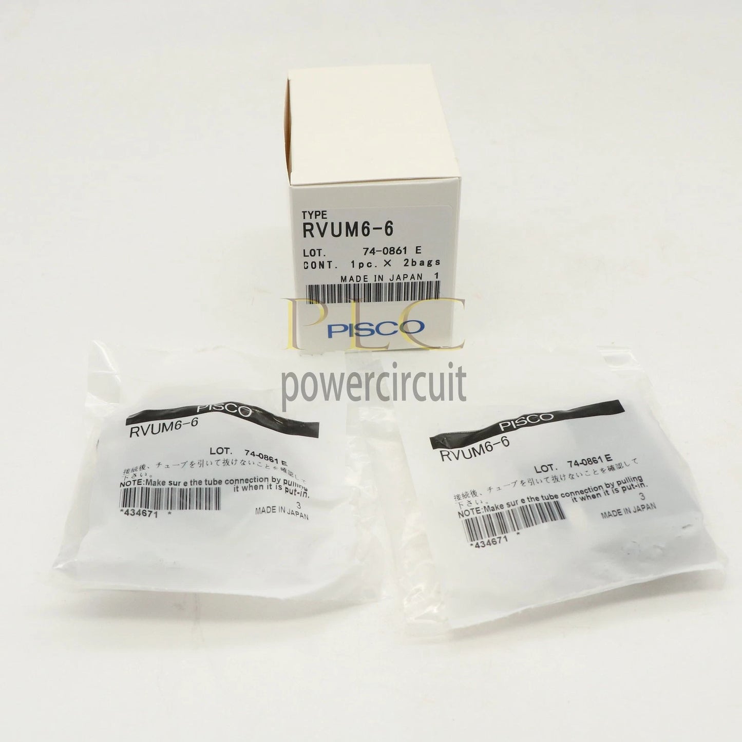 2PCS/Box PISCO RVUM6-6