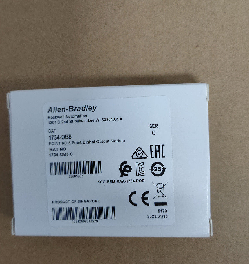 AB 1734-OB8 SER C POINT 8 Point Digital Output Module - NEW FACTORY SEALED