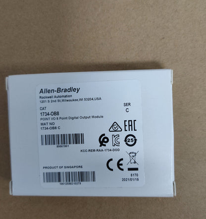 AB 1734-OB8 SER C POINT 8 Point Digital Output Module - NEW FACTORY SEALED