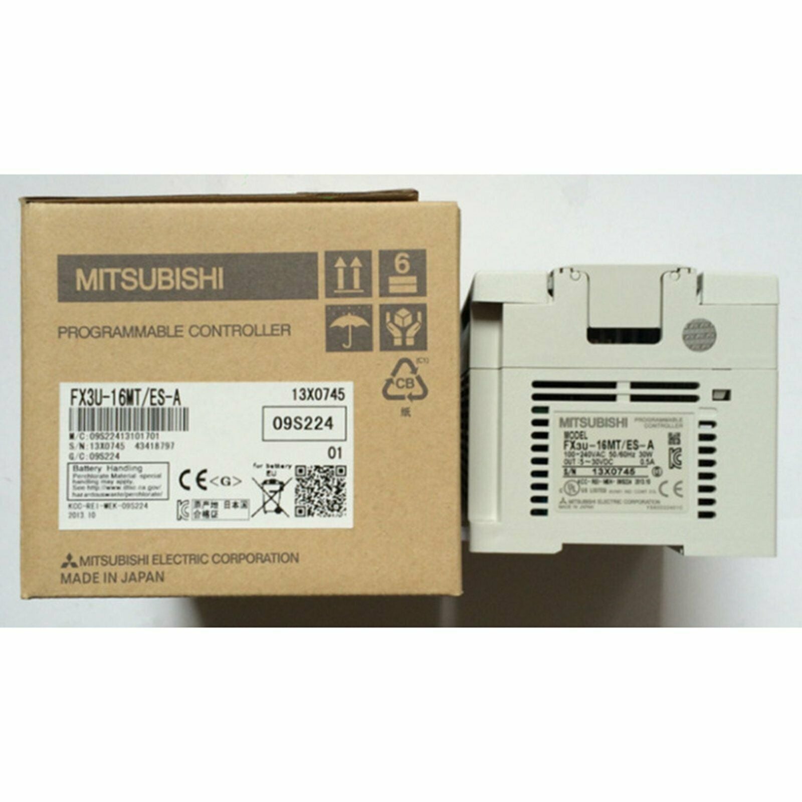 Mitsubishi FX3U-16MT/ES-A PLC programmable logic controller - MITSUBISHI