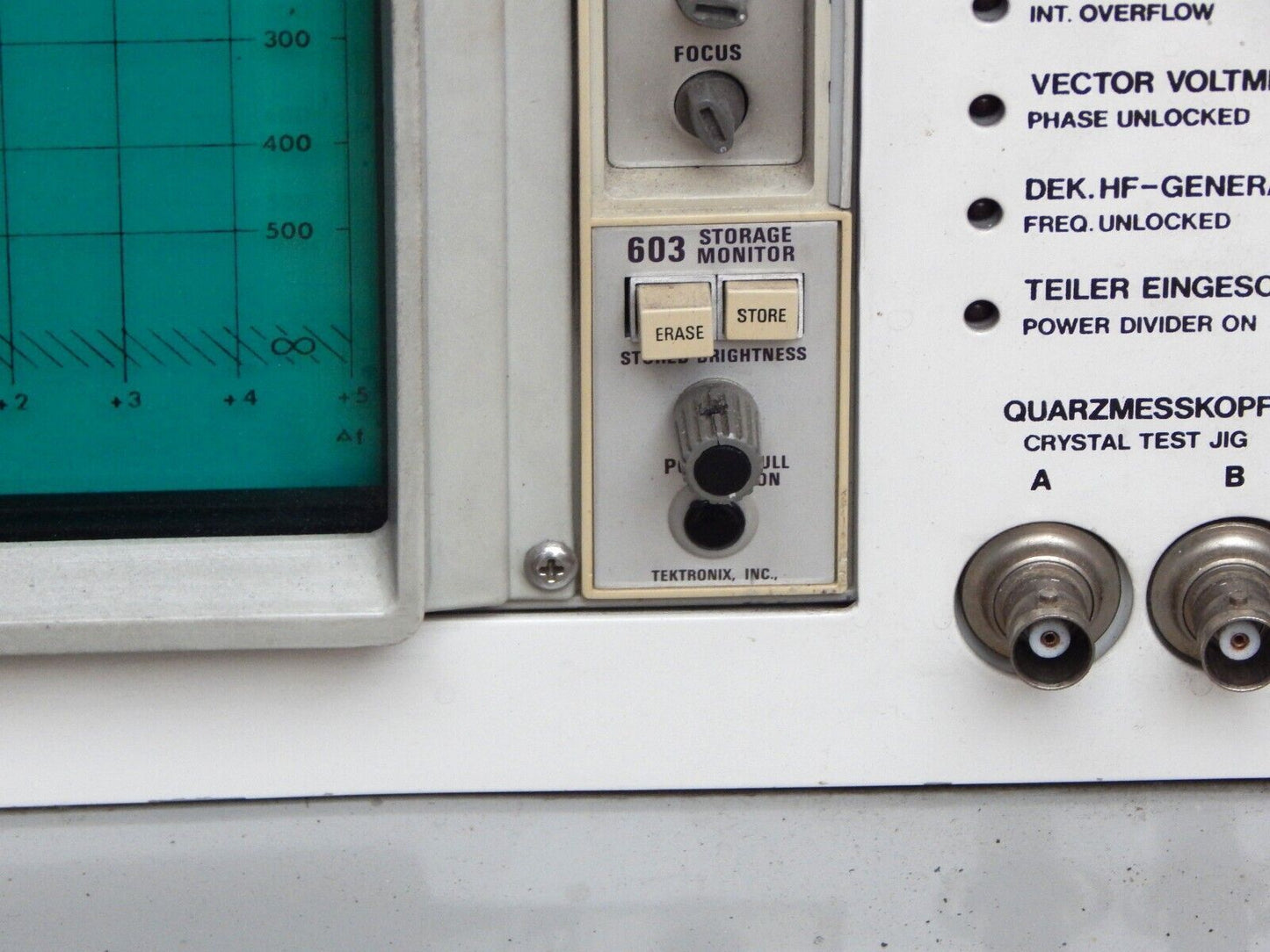 used TELEFUNKEN QMPL 0405 measuring system for quartz crystals computing unit - TELEFUNKEN