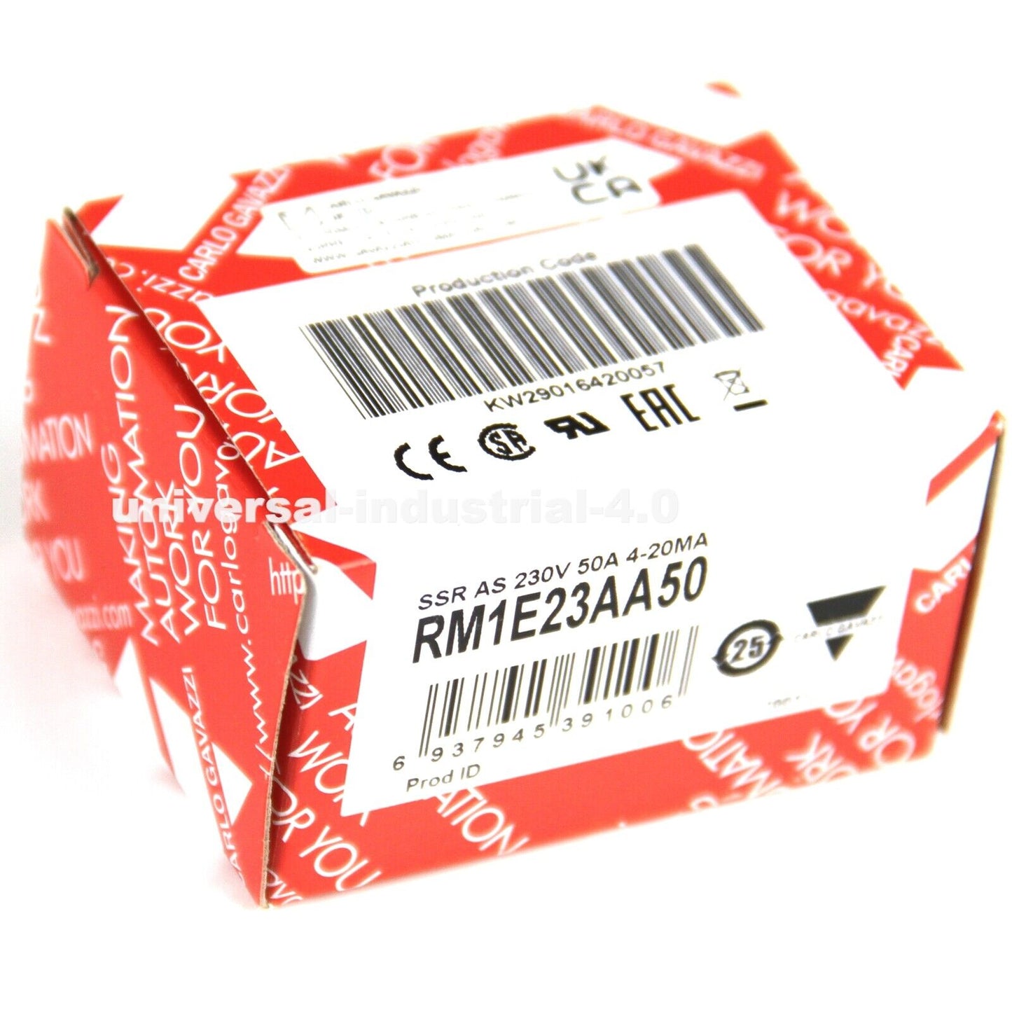 CARLO GAVAZZI RM1E23AA50 Solid-State Relay 50A 230V 4-20mA - CARLO GAVAZZI