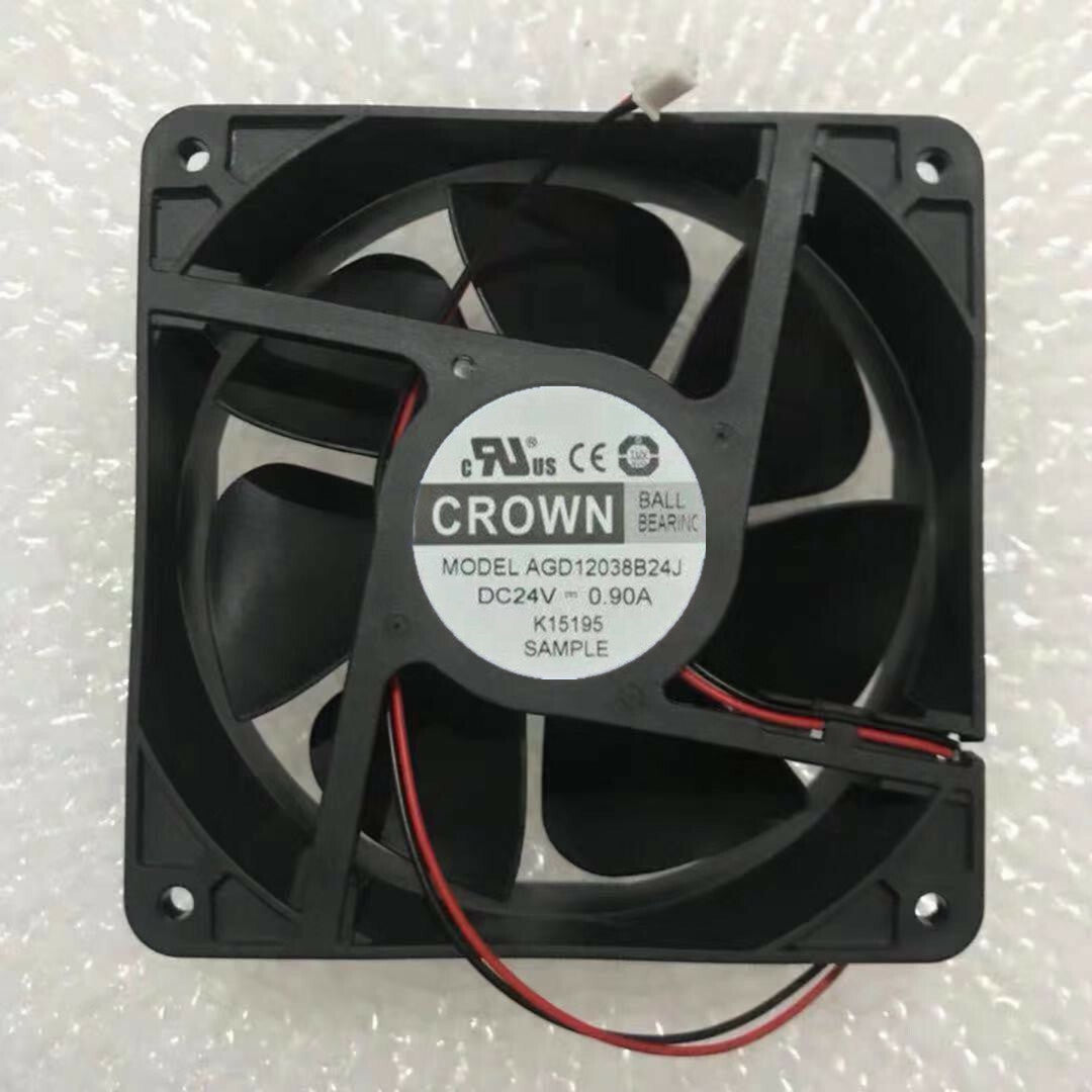 CROWN AGD12038B24J 24V 0.90A 12CM inverter control cabinet cooling fan