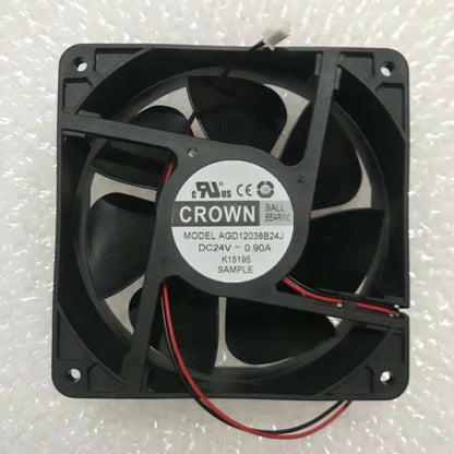 CROWN AGD12038B24J 24V 0.90A 12CM inverter control cabinet cooling fan