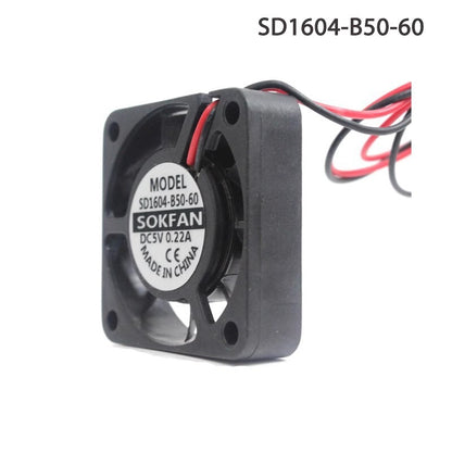 SOKFAN SD1604-B50-60 4010 5V 0.22A 4cm 2-wire miniature axial cooling fan