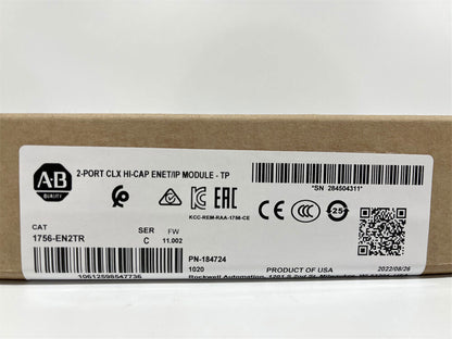 Allen-Bradley 1756-EN2TR SERC Module 2-PORT ENET/IP Factory Sealed - ALLEN-BRADLEY