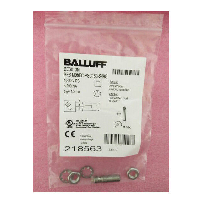 1PC BALLUFF BES M08EC-PSC15B-S49G Proximity Switch SHIPP - BALLOFF
