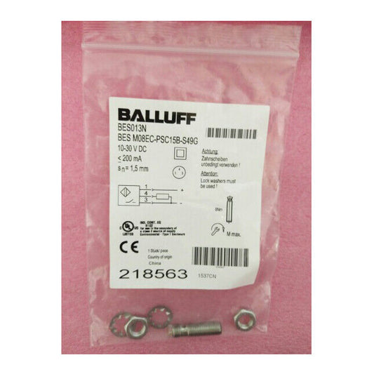 1PC BALLUFF BES M08EC-PSC15B-S49G Proximity Switch SHIPP - BALLOFF