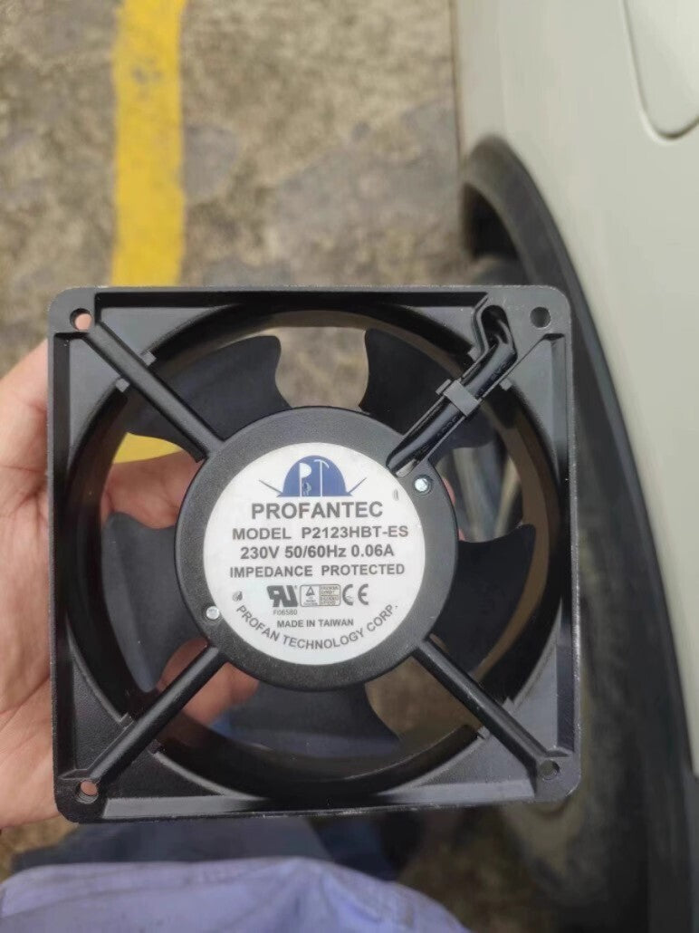 1PCS P2123HBT-ES AC220V 0.06A 12038 All Metal High Temperature Axial Cooling Fan