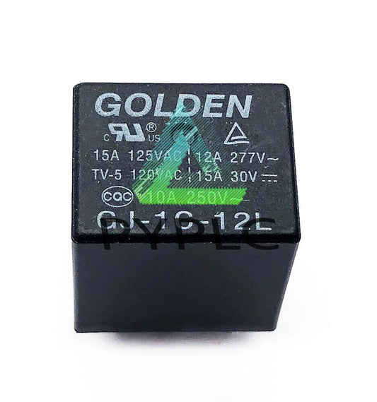 1pc GOLDEN GJ-1C-12L Power Relay 5Pins 15A 125VAC