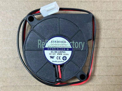 EVERCOOL EC5015L12E-B Blower Mute cooling fan DC12V 0.10A 50*50*15mm 2wire