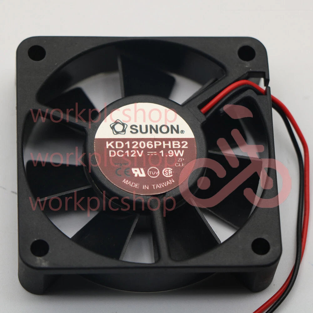 5PCS Fan 60*15MM cooling fan 2 Pin KD1206PHB2 DC12V 1.9W 6015