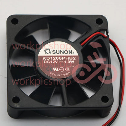 5PCS Fan 60*15MM cooling fan 2 Pin KD1206PHB2 DC12V 1.9W 6015