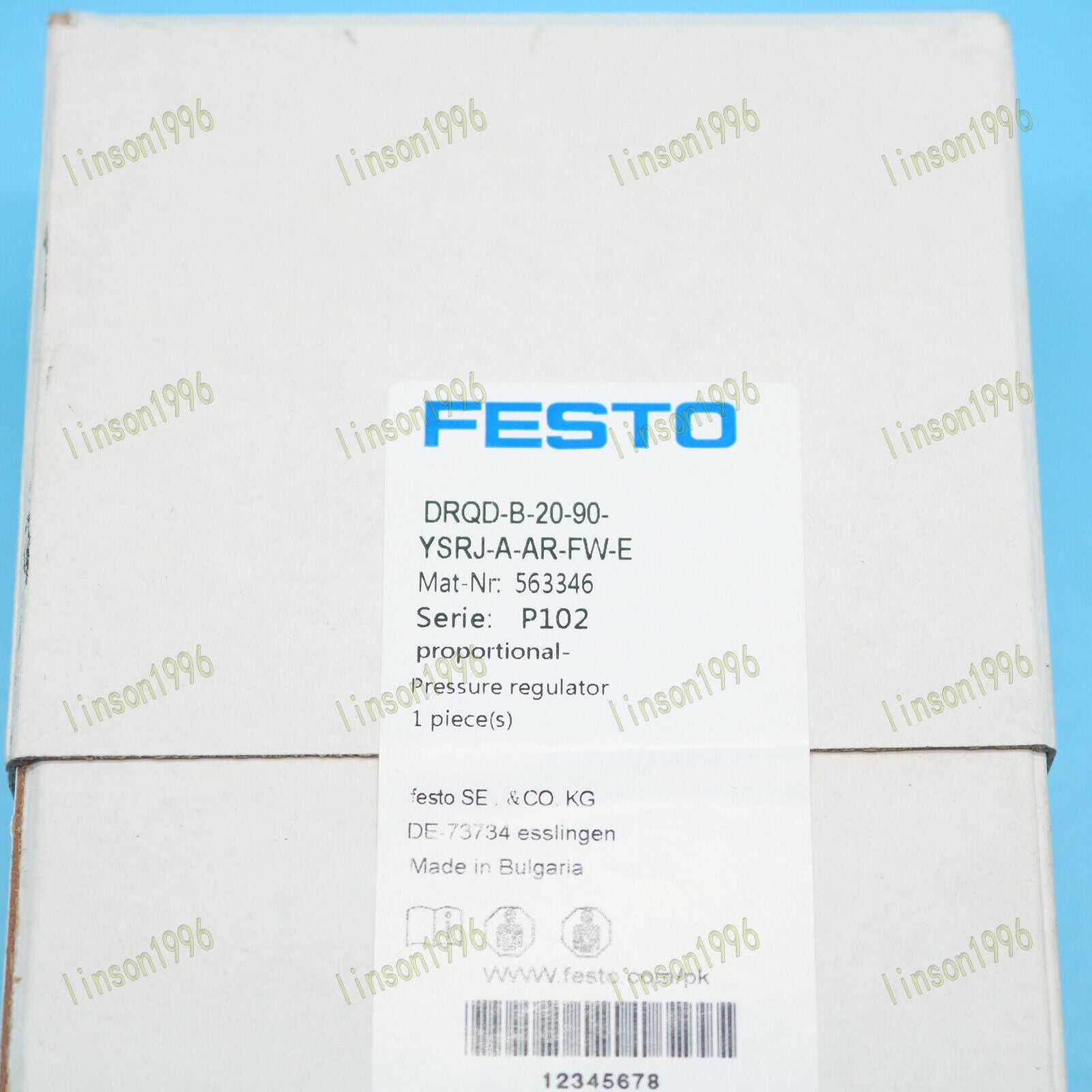 new FESTO DRQD-B-20-90-YSRJ-A-AR-FW-E Swing Cylinder - FESTO