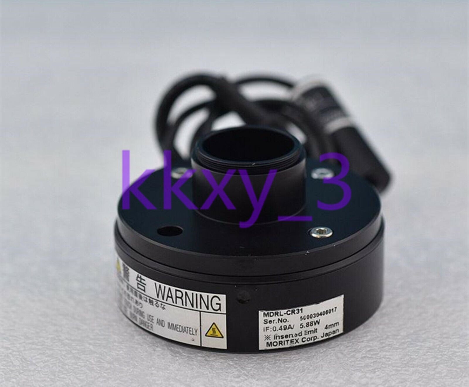 MORITEX MDRL-CR31 Red LED Ring Light Source - MORITEX