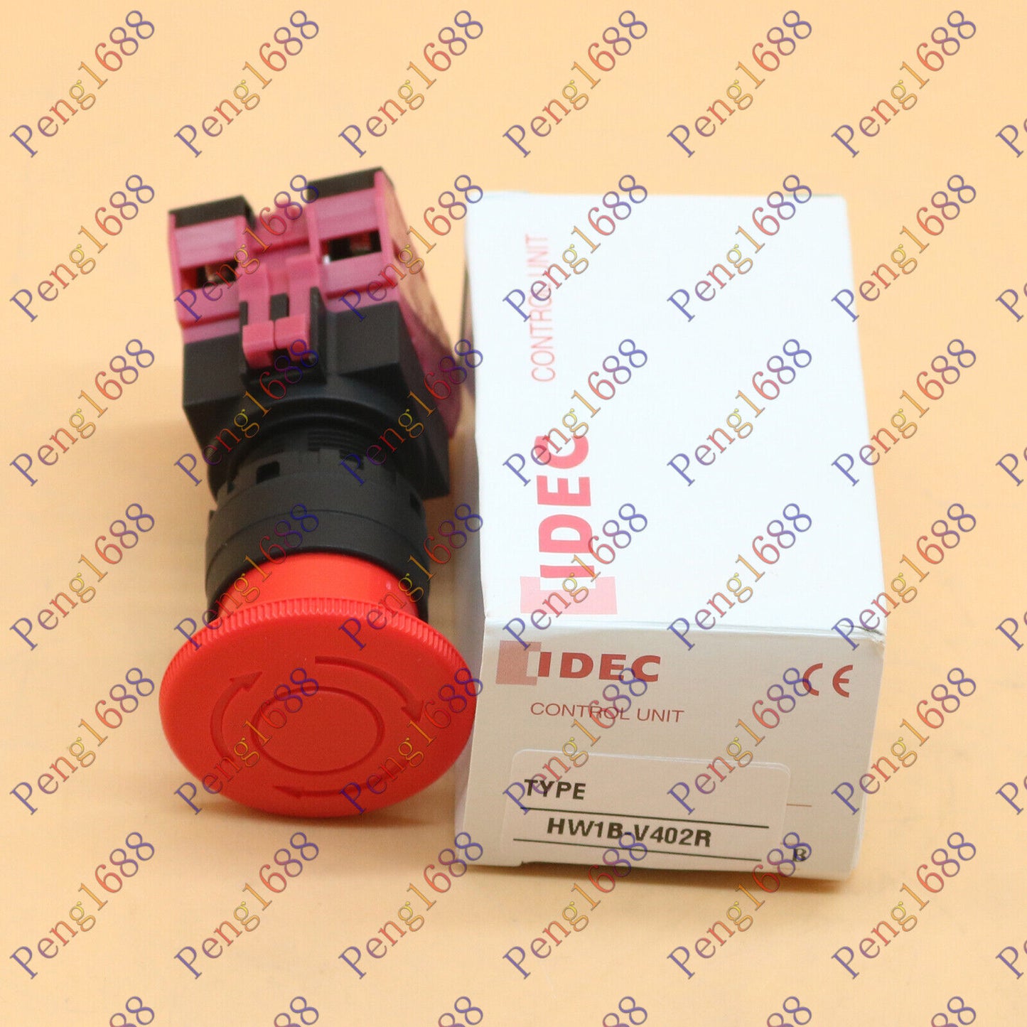 Emergency Stop Button Switch Model: HW1B-V402R Fast Delivery - IDEK