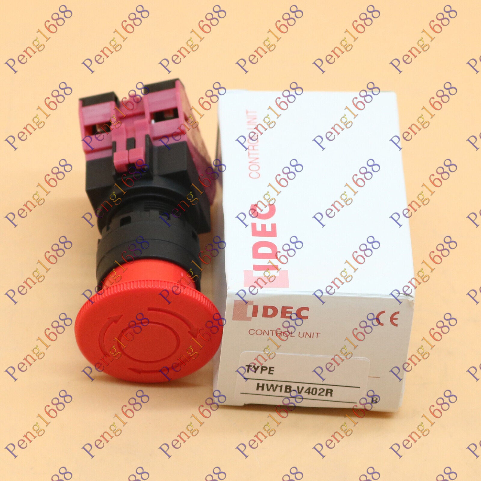 new IDEC HW1B-V402R  Emergency stop button switch Fast Delivery IDEC