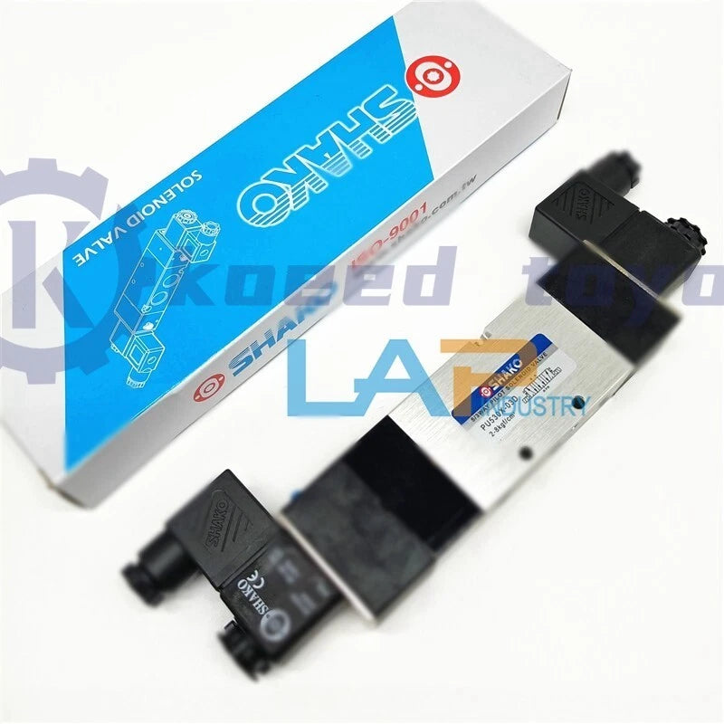 1PCS FOR SHAKO PU530X-03D AC110V Solenoid Directional Valve～