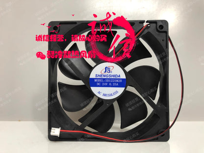 SHENGSHIDA SD1225M2B DC24V 0.25A 2-pin cooling fan