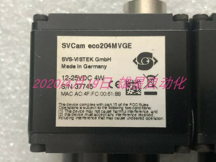 used 1PC SVS-VISTEK SVCam eco204MVGE - VISTEK