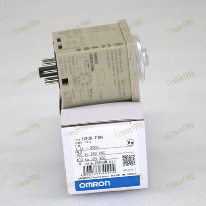 1pc Omron H3CR-F8N Timer Relay 100-240VAC, In Box, Fast Delivery - OMRON