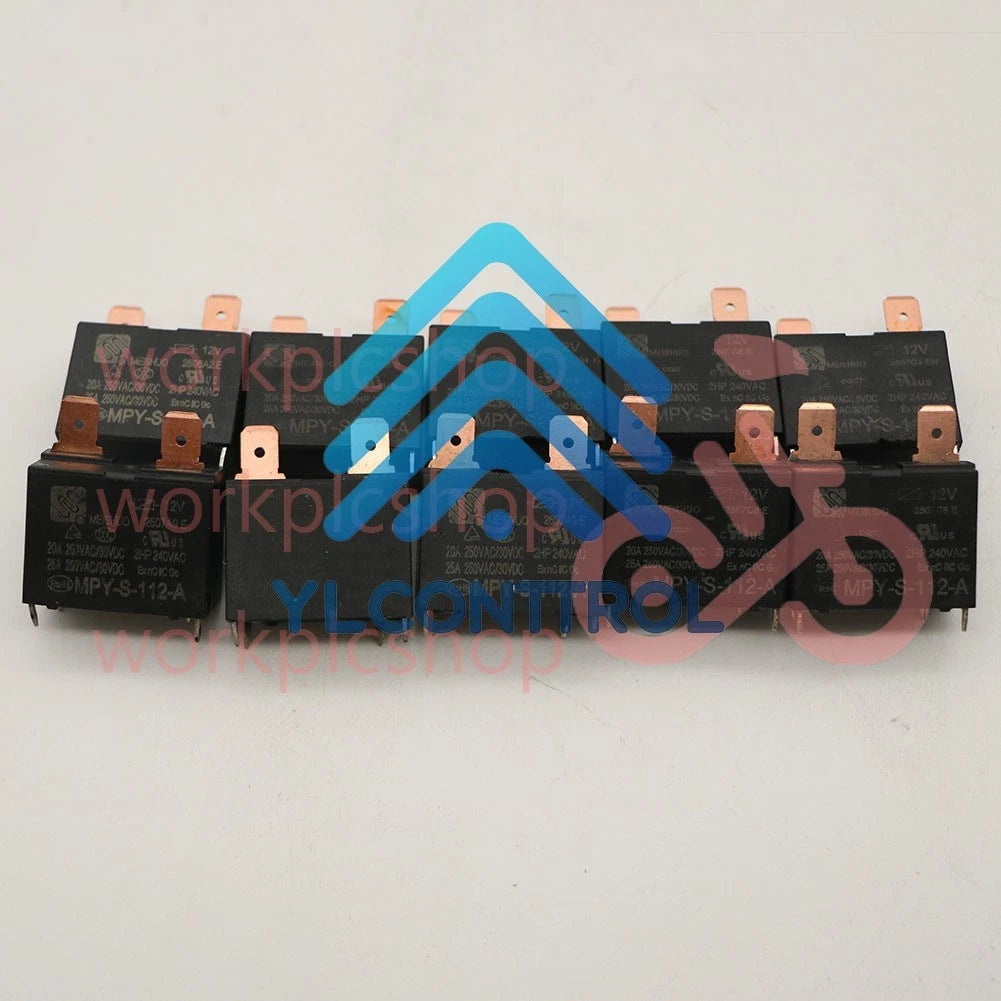 10PCS MEISHUO MPY-S-112-A Power Relay 4 Pins 12VDC 20A 250VAC
