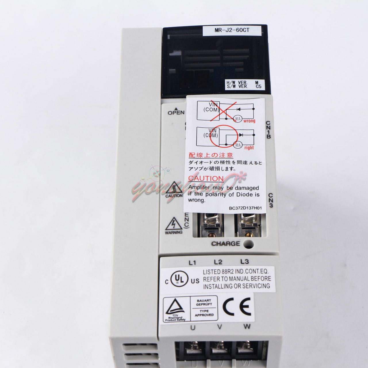 1PC Mitsubishi MR-J2-60CT Servo Drive - MITSUBISHI