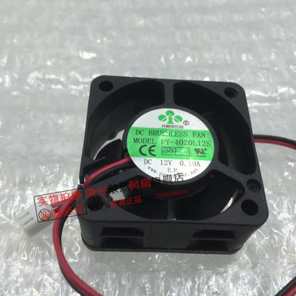 new POWERYEAR PY-4020L12S 40*40*20MM 12V 0.10A inverter cooling fan