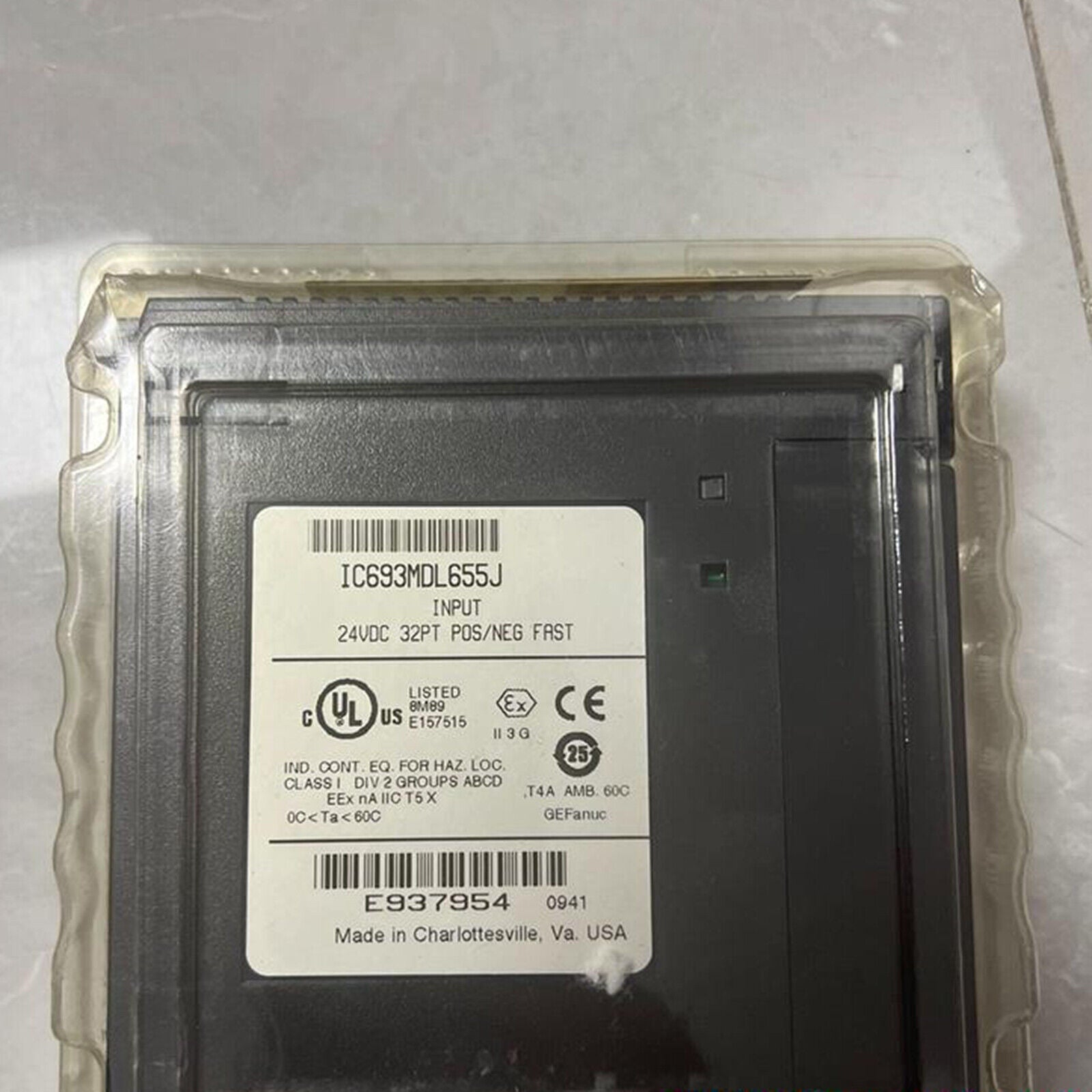 GE Fanuc IC693MDL655J Input Module - Complete Solution - GE