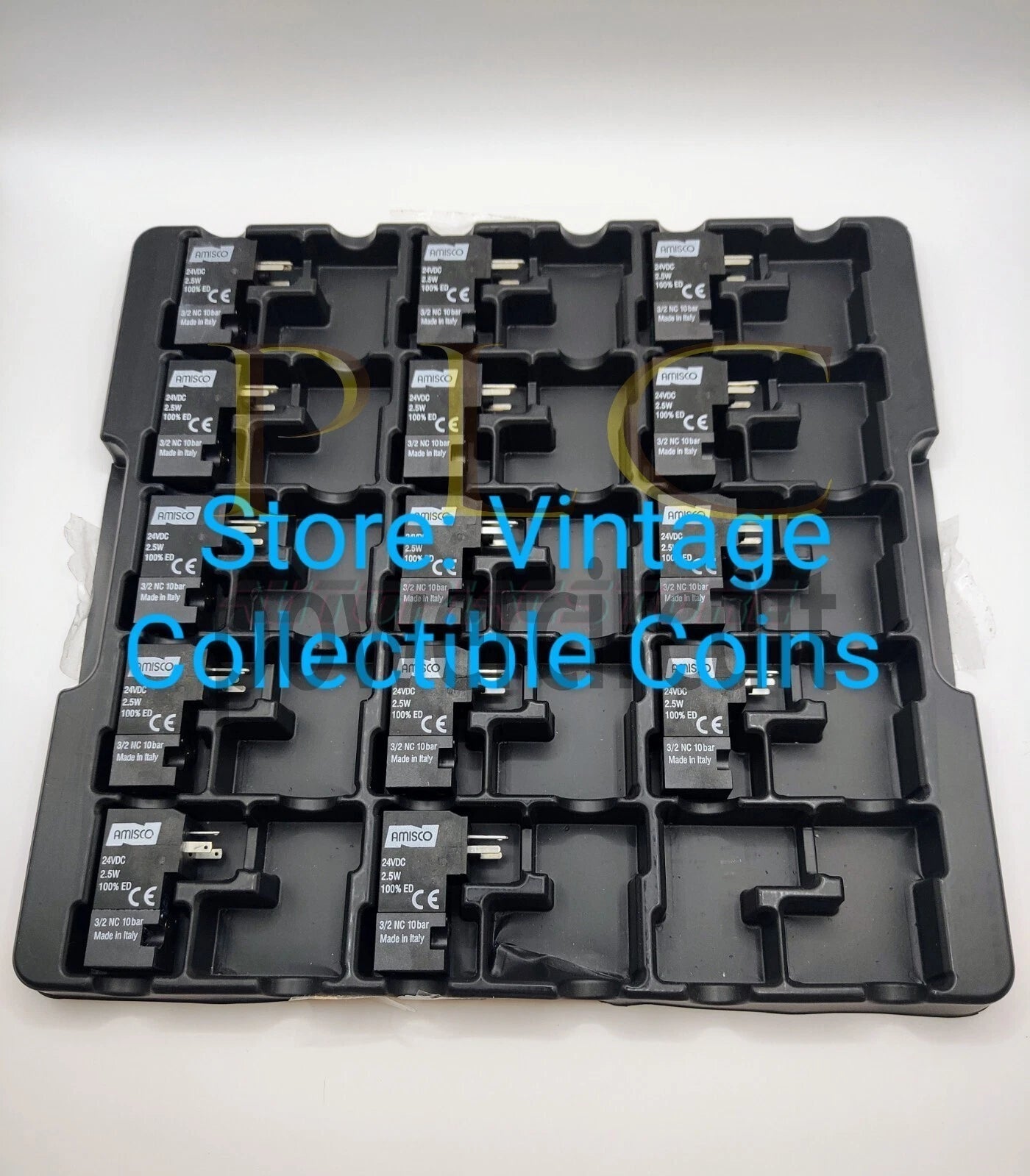 1PCS Unit AMISCO 24VDC 2.5W ED 3/2 NC 10bar Made in Italy Solenoid Pilot ValveUS