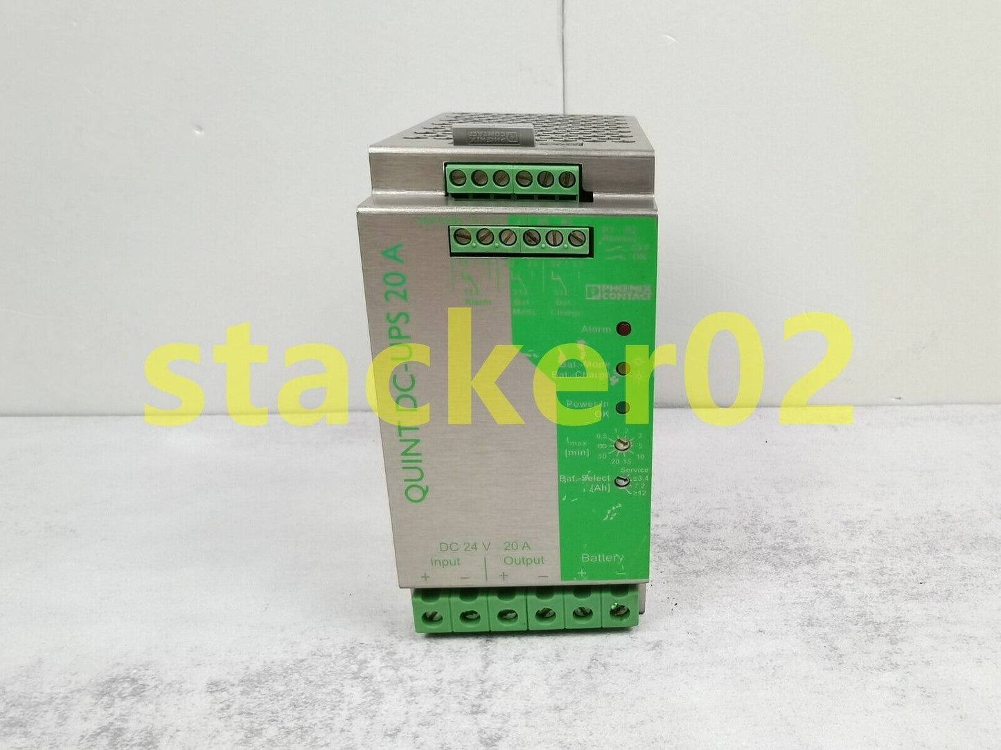 used PHOENIX CONTACT QUINT-DC-UPS/24DC/20 Power Supply - PHOENIX