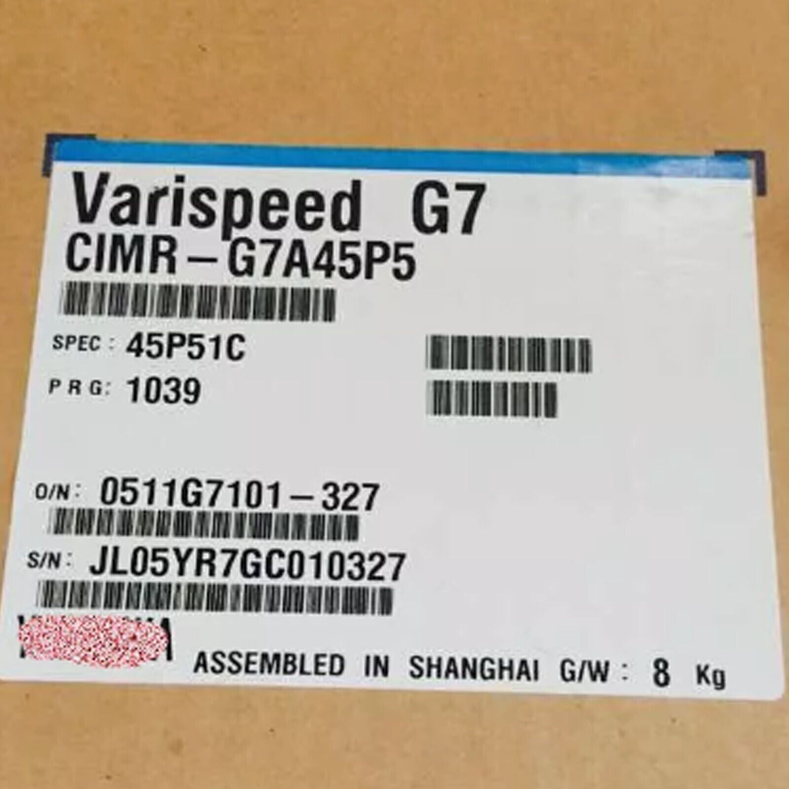 new 1pc Yaskawa CIMR-G7A45P5 frequency converter - YASKAWA