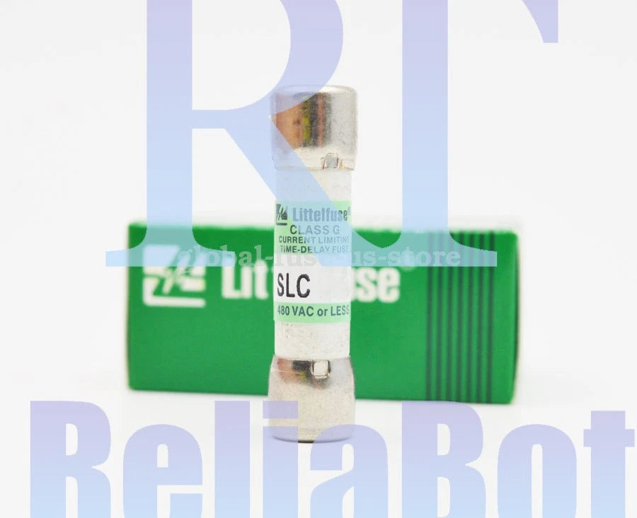 10pcs Littelfuse SLC-10 (SLC 10) 10Amp Fuse Class G Melam 600Vac.