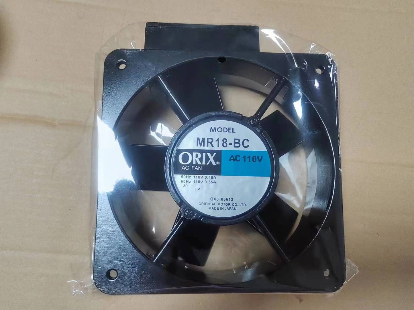 new 1pcs ORIX MR18-BC AC110V 180 * 180 * 65MM inverter fan