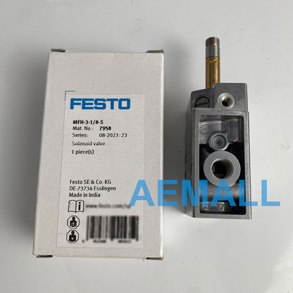 1pcs Festo MFH-3-1/8-S 7958 Solenoid Valve/ Air solenoid Valve