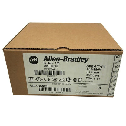 Factory Sealed Allen-Bradley 150-C16NBR SMC-3 16A Smart Motor Controller - ALLEN-BRADLEY