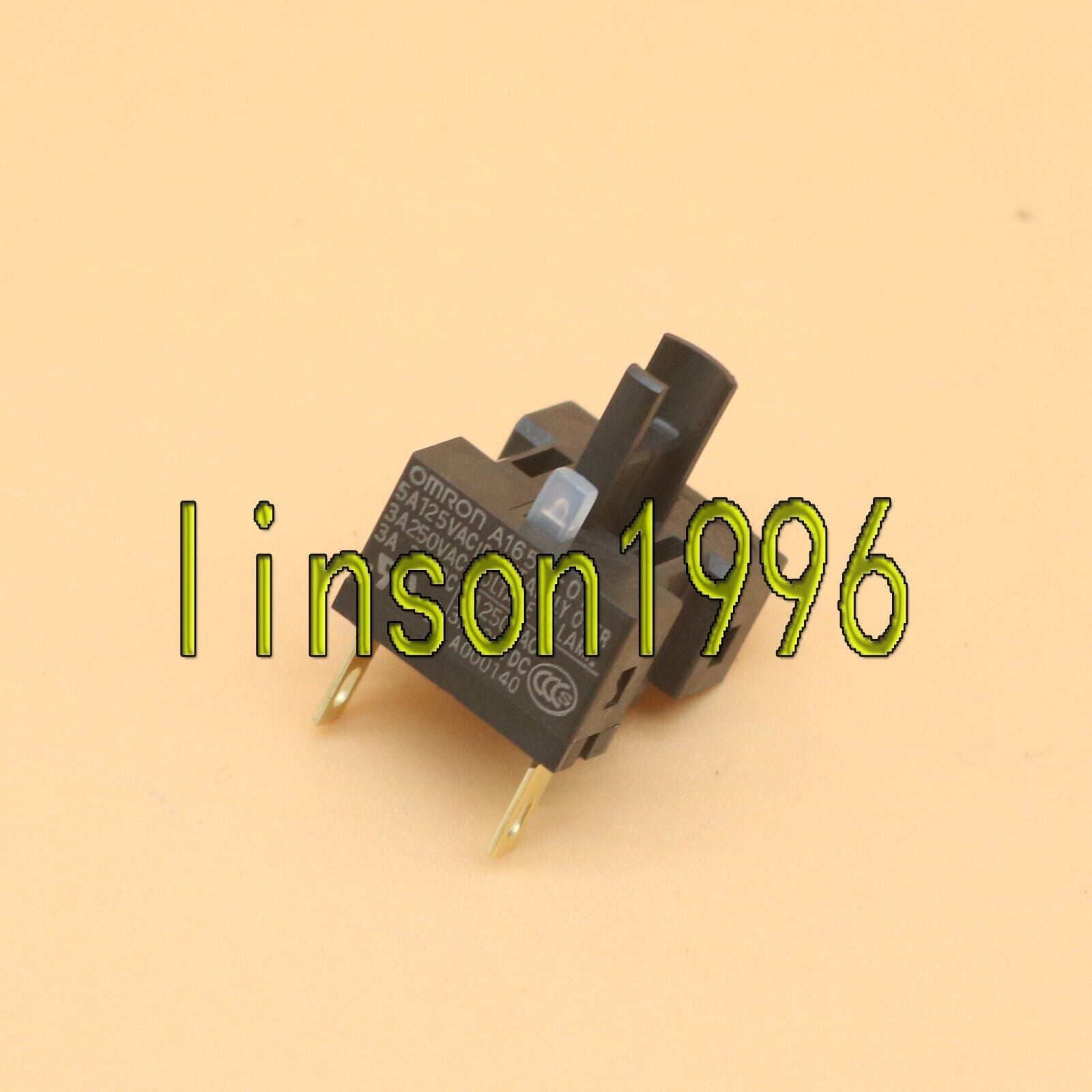 New ONE Omron A165E-01 Pushbutton Switch Red – - OMRON