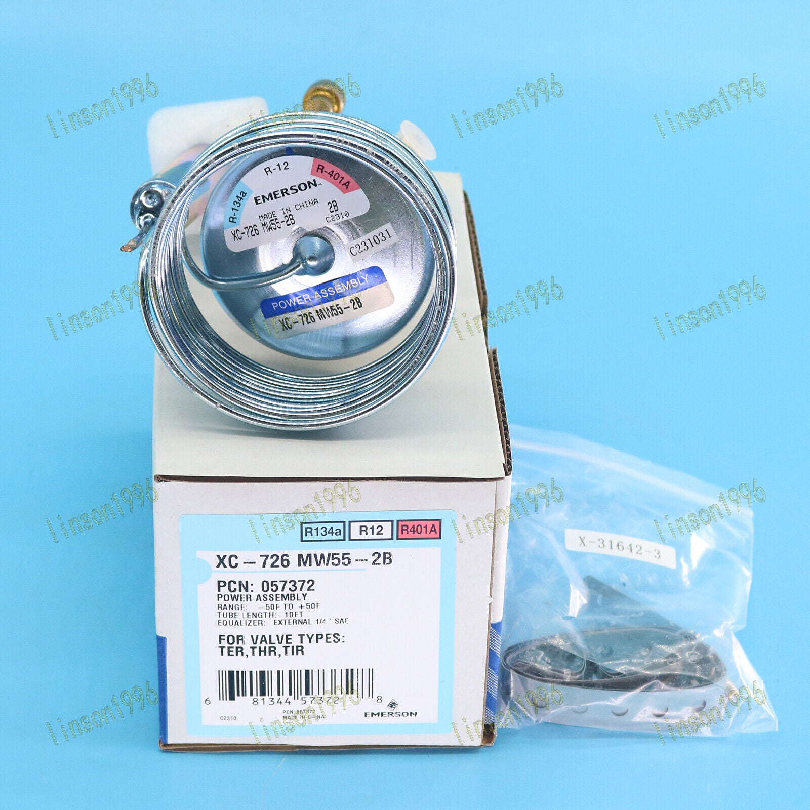 EMERSON Expansion Valve Power Assembly XC-726 MW55-2B In Box - EMERSON