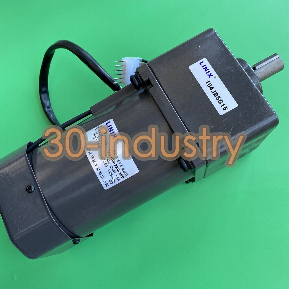 1PCS New For LINIX 104JB5G15 YN100-220-220 Speed regulating motor 220V 200W 1.5A - KOEED