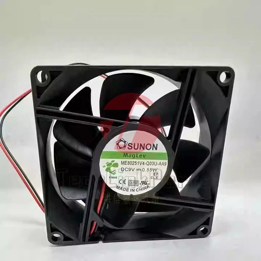 SUNON ME80251V4-Q03U-AA9 DC9V 0.55A 80*25MM 2-Wire Cooling Fan
