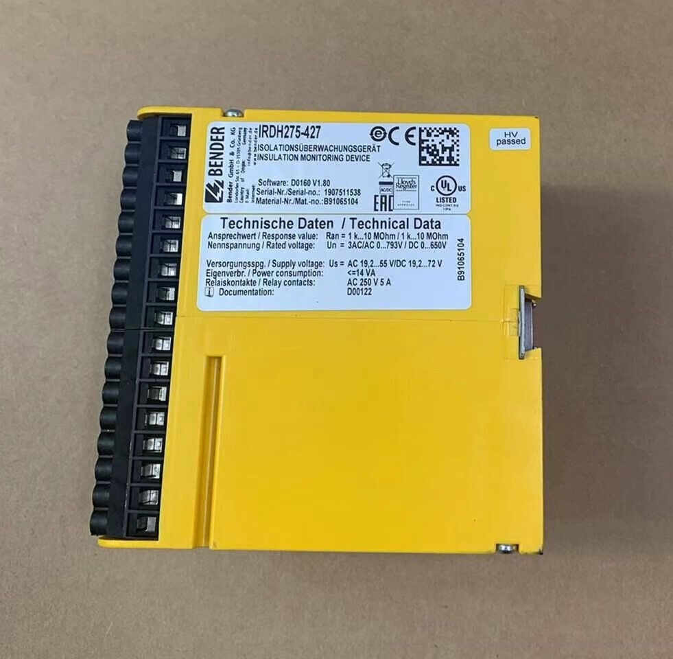 new 1pcs BENDER Insulation Detector IRDH275-427 - BENDER