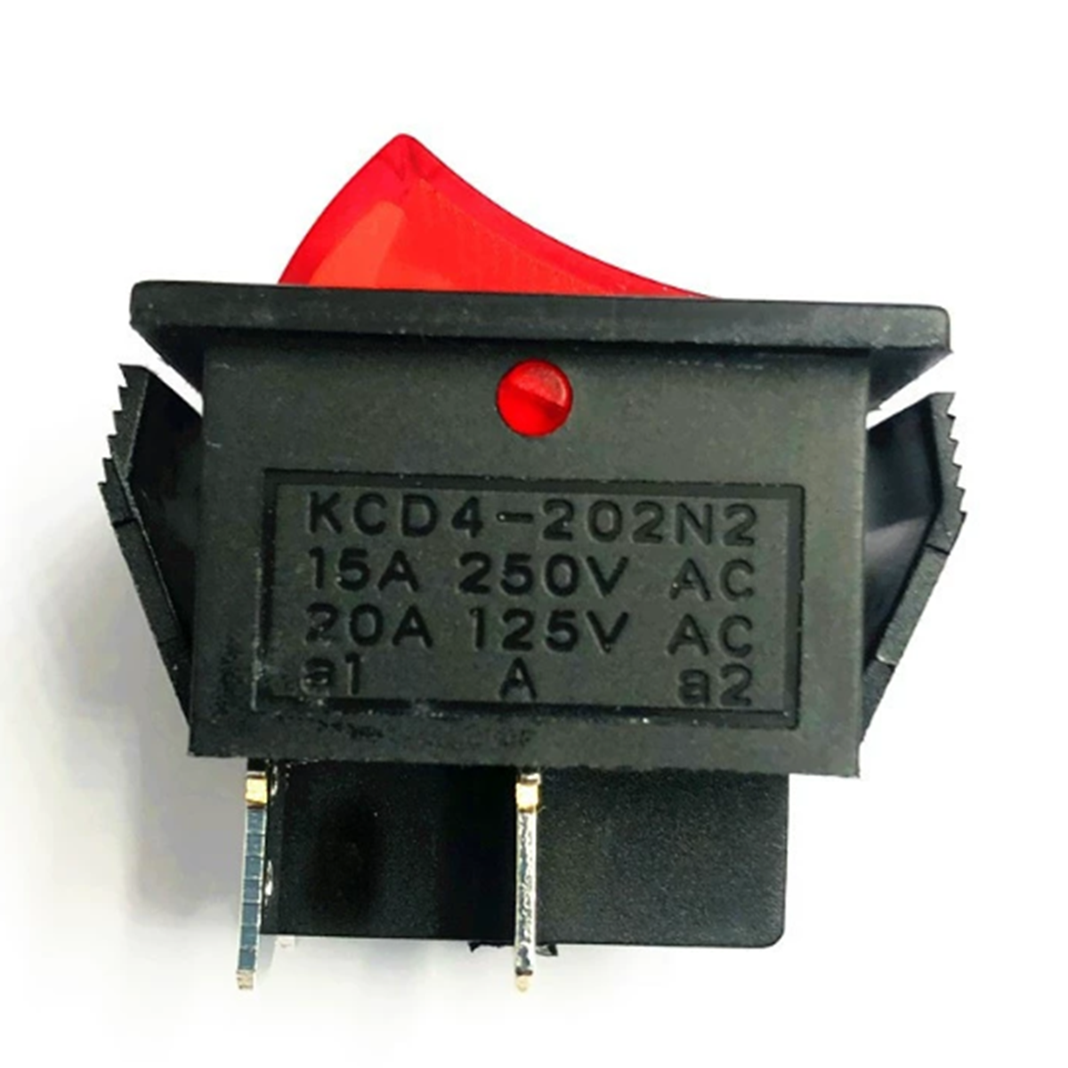 10PCS KCD4-202N2 Rocker Switch 5A 250VAC 20A 125V - ROCKWELL AUTOMATION