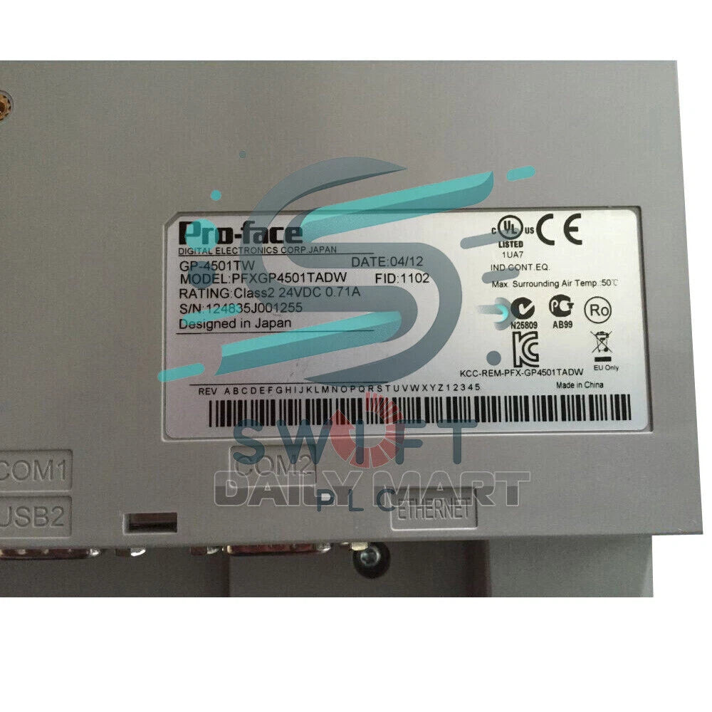 1PCS PROFACE PFXGP4501TADW HMI Touch Screen Panel