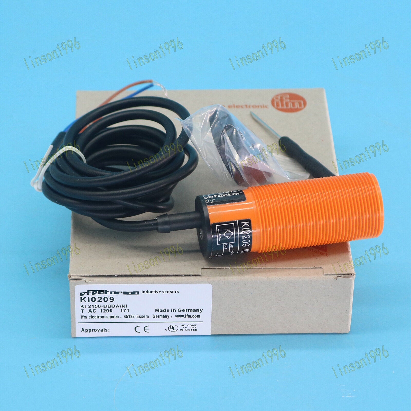 1PC IFM Capacitive Sensor KI0209 Fast Ship - IFM