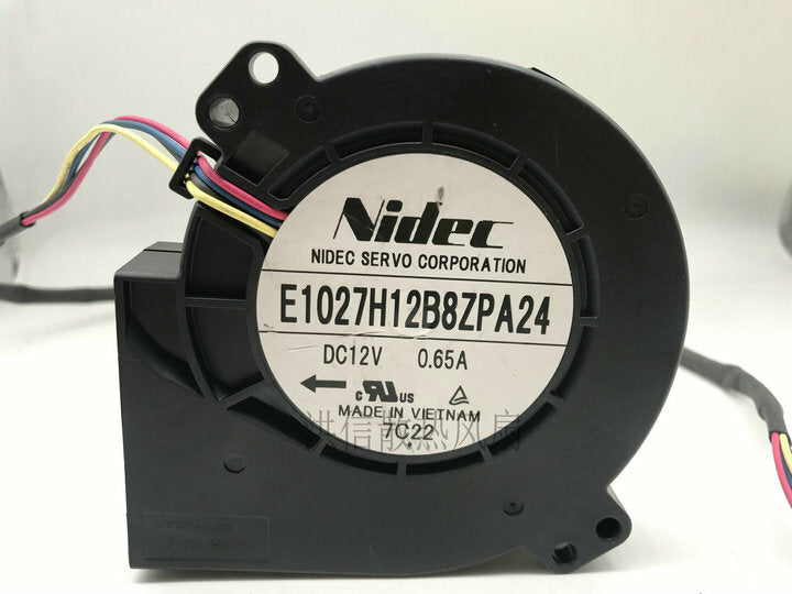 Nidec E1027H12B8ZPA24 DC12V 0.65A 9727 4-wire turbo cooling fan