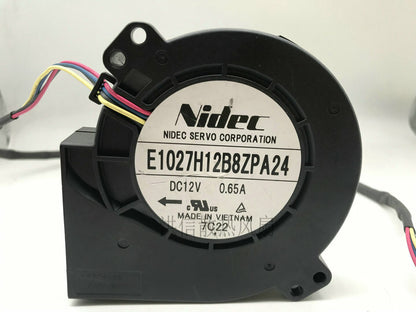 Nidec E1027H12B8ZPA24 DC12V 0.65A 9727 4-wire turbo cooling fan